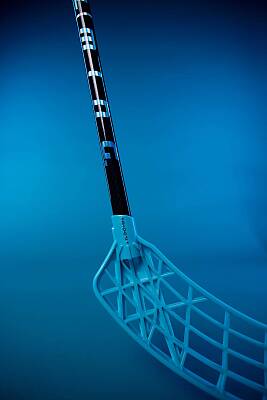 Salming Q-series Aero JR Trident TX 30 Black / Laguna Blue