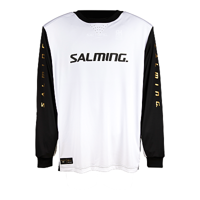 Salming Goalie Jersey React SR White/Black